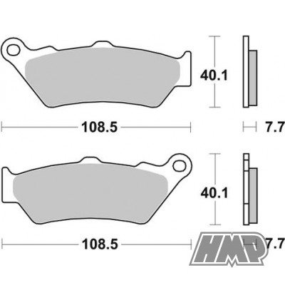 Pastilhas travão HARLEY DAVIDSON / INDIAN / VICTORY / APRILIA / BMW / MOTO GUZZI / YAMAHA DTX 125 XT / BIMOTA / CF MOTO / DUCATI / HONDA CB CBR FX NT XN SLR / HUSQVARNA / KTM / MOTO MORINI / ROYAL ENFIELD / SWM / ZERO / TRIUMPH / 2396A3 - CARBONE LORRAINE